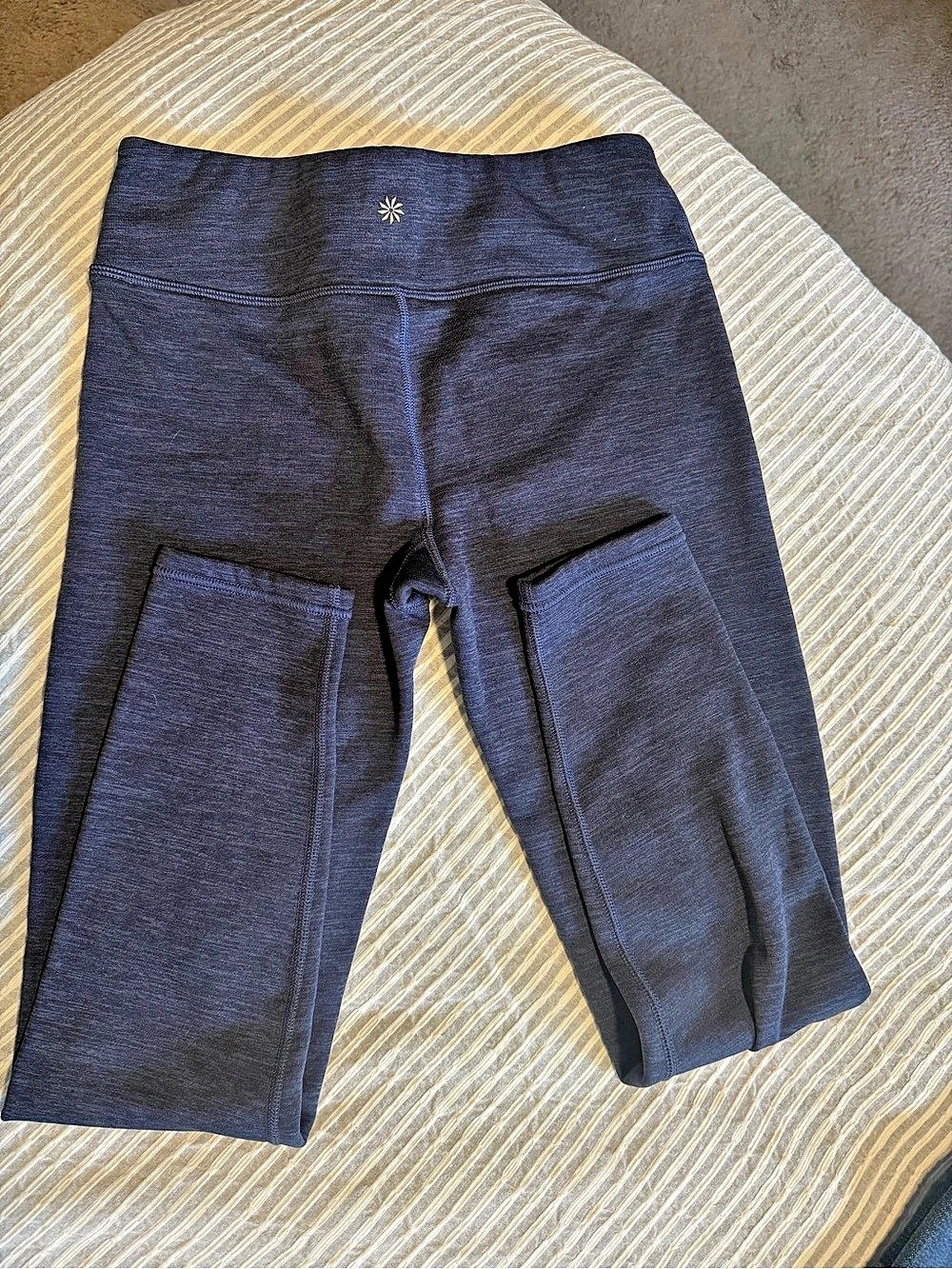 Athleta Girl High Rise Polartec Tight Legging Tallie Haute Athletics Blue Girls